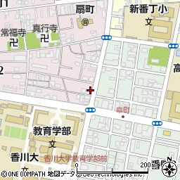 チケットパーク扇町２丁目駐車場周辺の地図