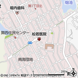 松若医院周辺の地図