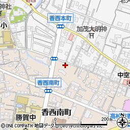 香川県高松市香西南町546-1周辺の地図