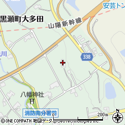 広島県東広島市黒瀬町大多田1348周辺の地図