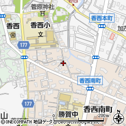 香川県高松市香西南町668周辺の地図