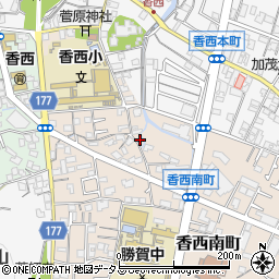 香川県高松市香西南町550周辺の地図