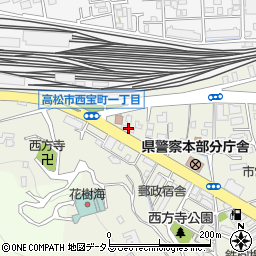 香川銀行西宝町支店 ＡＴＭ周辺の地図