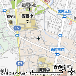 香川県高松市香西南町669周辺の地図