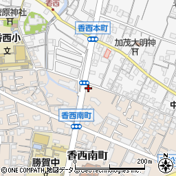 香川県高松市香西南町546-16周辺の地図