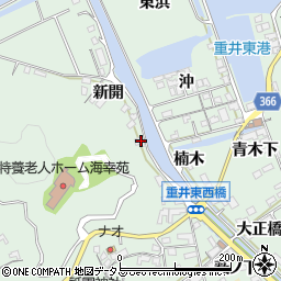 広島県尾道市因島重井町新開周辺の地図