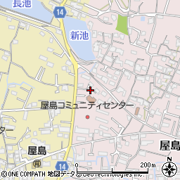 香川県高松市屋島中町458-12周辺の地図
