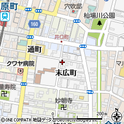 香川県高松市末広町4-1周辺の地図