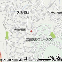 関西・矢野荘周辺の地図