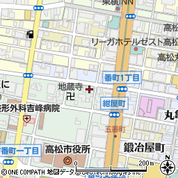 大末建設株式会社　中四国支店周辺の地図