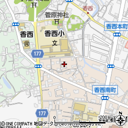 香川県高松市香西南町696周辺の地図