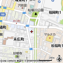 アルファライフ片原町駅東周辺の地図
