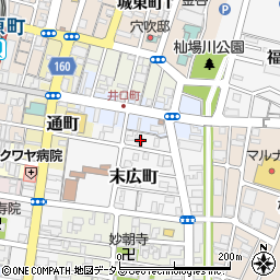 香川県高松市末広町2-8周辺の地図