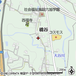 和歌山県橋本市橋谷537周辺の地図