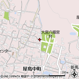 香川県高松市屋島中町596周辺の地図