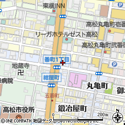 高松フコク生命ビル周辺の地図