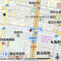 横浜亭 高松周辺の地図