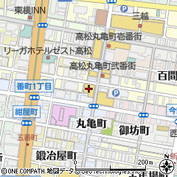 ａｕショップ　高松丸亀町店周辺の地図