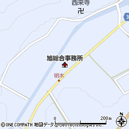 萩市旭総合事務所周辺の地図