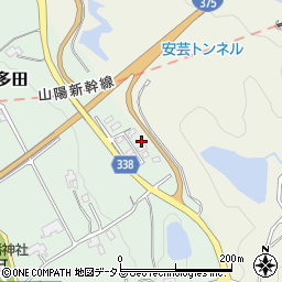 広島県東広島市黒瀬町大多田503周辺の地図