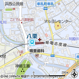 八栗タクシー周辺の地図
