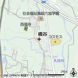 和歌山県橋本市橋谷300周辺の地図