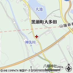 広島県東広島市黒瀬町大多田1191周辺の地図