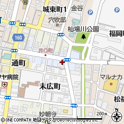 高松井口町郵便局周辺の地図