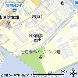 日通商事株式会社　広島支店整備部広島工場周辺の地図