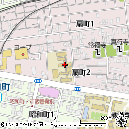 香川県立盲学校あんま・マッサージ案内周辺の地図