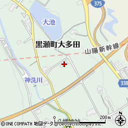 広島県東広島市黒瀬町大多田1198周辺の地図