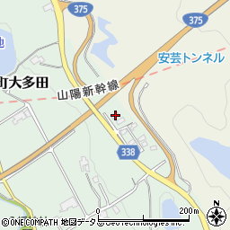 広島県東広島市黒瀬町大多田500-4周辺の地図