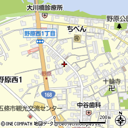 岩井畳店周辺の地図