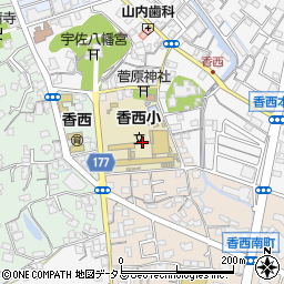 香川県高松市香西南町703周辺の地図