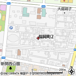 スピリア福岡町周辺の地図