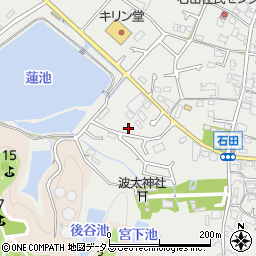 大阪府阪南市石田230周辺の地図