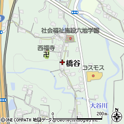 和歌山県橋本市橋谷312周辺の地図
