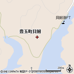長崎県対馬市豊玉町貝鮒周辺の地図