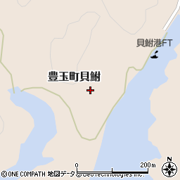長崎県対馬市豊玉町貝鮒周辺の地図