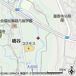 和歌山県橋本市橋谷278周辺の地図