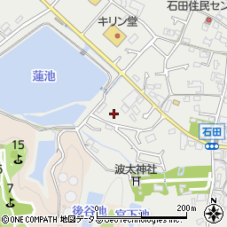 大阪府阪南市石田231周辺の地図