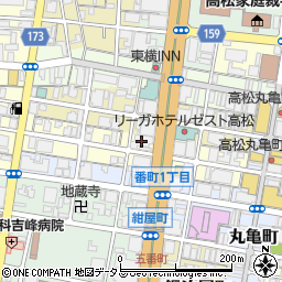日本テクロ株式会社　高松営業所周辺の地図