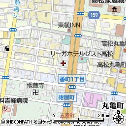 株式会社ジョー合人社コミュニティ　高松支店周辺の地図