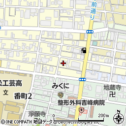 サーパス錦町管理事務室周辺の地図