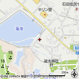 大阪府阪南市石田233周辺の地図