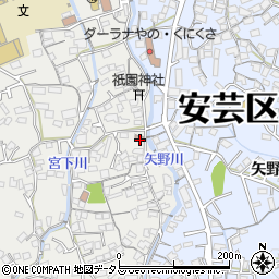 広島矢野東郵便局 ＡＴＭ周辺の地図