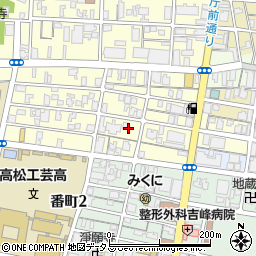 えんパーク錦町駐車場周辺の地図