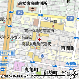 百十四銀行高松駅前出張所周辺の地図