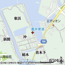 広島県尾道市因島重井町2701周辺の地図