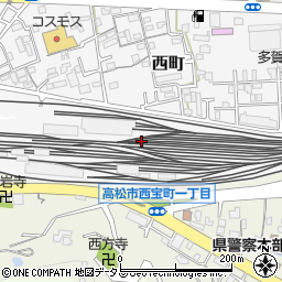 香川県高松市西町32周辺の地図